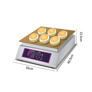 Commercial Electric Souffle Pancake <b>Maker</b> Intelligent Japanese Souffle Machine with Lid - Product Image 1