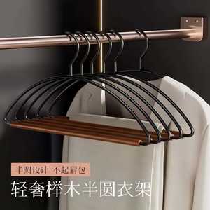 Beechwood Clothes <b>Hanger</b> Round Hook Type For Home And Clothing Store Use Smooth No Splinters - Product Image 2