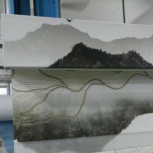 3D hiệu ứng tùy chỉnh in Zebra Shades ảnh in kép Con lăn Rèm hai lớp sheer và mất điện cầu vồng Con lăn Shades - Product Image 5