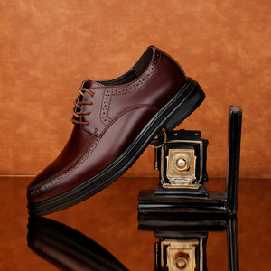 Zapatos de Vestir de Cuero Estilo Británico para Hombre, Talla Grande 2026, de Piel Vacuna con Cordones - Product Image 4