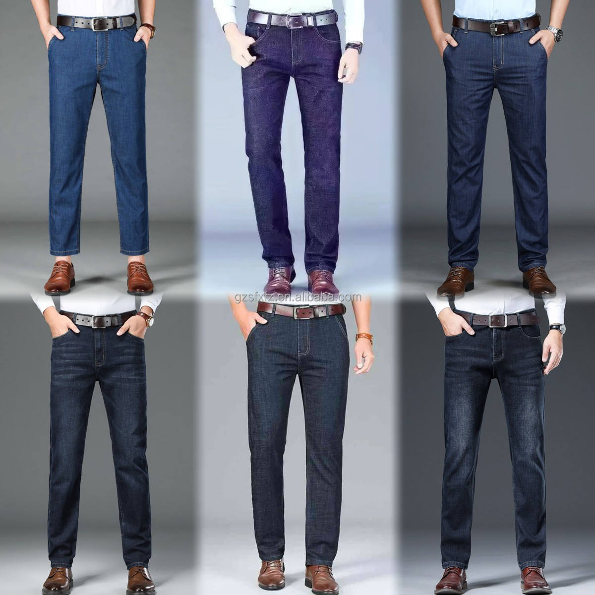 Blue, black, purple, gray, etc