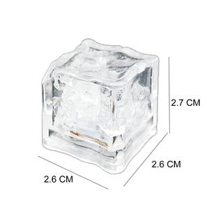 Cubetti di Ghiaccio <span class=keywords><strong>LED</strong></span> Multicolore Attivati da Liquidi, Lampeggianti per Decorazioni di Bicchieri da Vino, Birra e Feste - Product Image 6