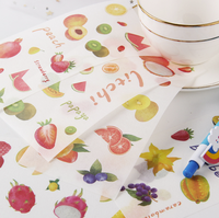 Feuille d'autocollants de planificateur en feuille adhésive d'impression personnalisée A4 A5 Feuille d'or Kiss Cut Sticker Sheet Printing