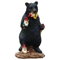 Nouveaux produits innovants pour l'importation grand ours statue ours noir figurine résine maison statue