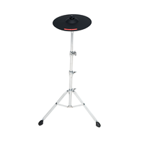 Cymbale électronique double zone noire CY-12H B de 12 pouces, Hi-Hat et Crash 2-en-1, en silicone de haute qualité, 1,2 kg, pour kits de batterie électronique
