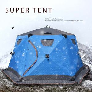 Winter Insulated Multi Person Hot Tent Warm Thickened Snow <b>Fishing</b> Shelter Portable Outdoor Sauna Tent - Product Image 3