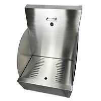 Station d'ablution musulmane en acier inoxydable avec lavabo pour le wudu et chaise de prière