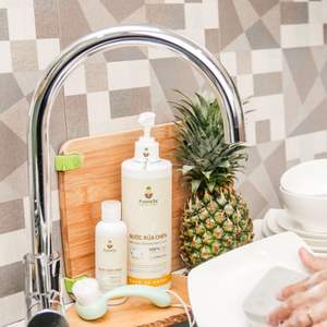 Vente en gros du fabricant du Vietnam liquide vaisselle ananas biologique naturel pour le nettoyage de la cuisine ISO 9001:2015 HACCP - Product Image 1