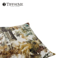 Tiff Home vente en gros Offre Spéciale 45*45cm écologique artistique nouveau Style chinois poétique carré jeter oreiller