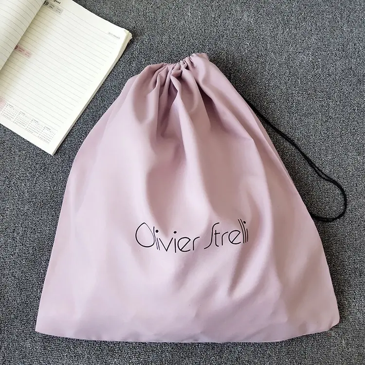 Trending Hot Wholesale Pink Packaging Recyclable Small Canvas Make Up Cotton Cloth Produce Custom Eco Cotton Bag With Logo