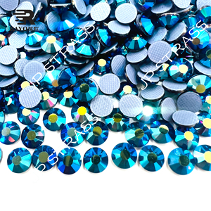 Lâche ronde en gros AB couleur fer <span class=keywords><strong>sur</strong></span> pierres <span class=keywords><strong>haute</strong></span> qualité SS6-30 cristal strass Hotfix strass pour robes et vêtements - Product Image 1