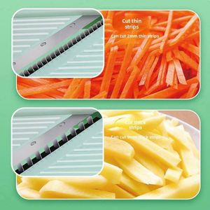 Coupe-légumes manuel multifonctionnel durable en acier inoxydable pour fruits et légumes, vente en gros - Product Image 4