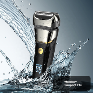 <span class=keywords><strong>Rasoir</strong></span> professionnel à feuille Machine à raser la barbe pour hommes tondeuse faciale <span class=keywords><strong>rasoir</strong></span> électrique sans fil étanche Rechargeable - Product Image 2