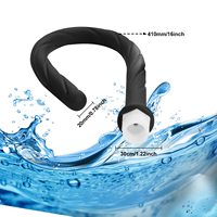 Douche anale et enema avec 4 buses de pulvérisation d'eau en silicone confortables pour hommes et femmes, tuyau d'irrigation anale réutilisable