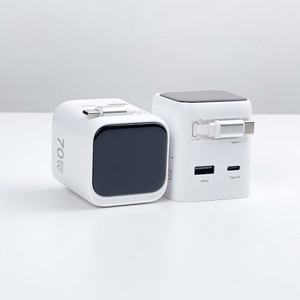 Cargador de Cubo con Cable Retráctil 65W 70W GaN Carga Rápida PD Plegable Enchufe US EU para Laptop y Teléfono <span class=keywords><strong>Gadget</strong></span> de Viaje Premium ¡Oferta Caliente! - Product Image 2