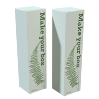 Marque personnalisée format d'impression papier liquide mat luxe rouge à lèvres cadeau cosmétique brillant à lèvres dentifrice nettoyant pour le visage boîte d'emballage