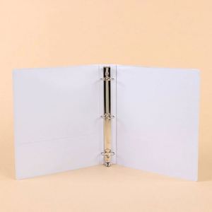 PVC Folder Double Clip Thickened Loose-Leaf Notebook Pull Rod Clip Waterproof Cover Student Exam Paper <b>Storage</b> Level Arch <b>File</b> - Product Image 4