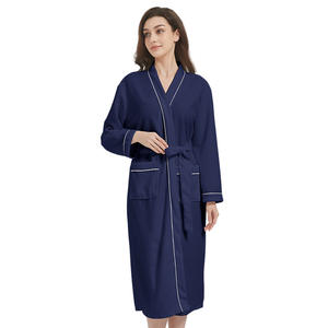 Peignoir de bain de luxe 5 étoiles en coton tissé, solide et thermique, personnalisé pour spa, toutes saisons - Product Image 5