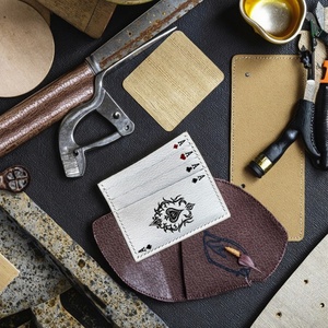 Tarjetero Delgado de Cuero Crazy Horse Vintage Boshiho, de Alta Calidad, para Múltiples Tarjetas, 7 Pulgadas, 30 mm de Grosor - Product Image 5