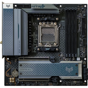 เมนบอร์ด Sapphire Nitrogen Nitro B650m Wifi Ddr5 แบบ ATX รองรับซีพียู AMD ซีรีส์ 7000 สำหรับเดสก์ท็อป พร้อม SATA ในตัว ความจุ 256GB รองรับ AMD รุ่นใหม่สี่รุ่น - Product Image 2