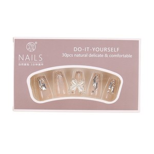 เล็บปลอมสำหรับตกแต่งเสร็จเล็บรูปผีเสื้อบดปลายเล็บทำด้วยมือคุณภาพสูงบูติกขายดี100% - Product Image 5