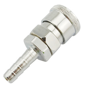 JCP C-Type <b>Quick</b> Coupler SH-20 30 40 Pagoda Style Chrome Plated Iron Pneumatic <b>Connector</b> Self Locking Hose Fitting - Product Image 3