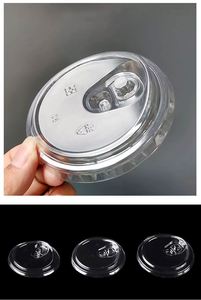 Tapa de Plástico PET Ecológica, Resistente, de Alta Transparencia, a Prueba de Fugas, de Grado Alimenticio, con Cúpula para Beber, para Vasos de Hielo, para Llevar, para Té con Leche, Café - Product Image 4