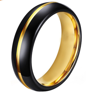 Anillos <span class=keywords><strong>de</strong></span> <span class=keywords><strong>Compromiso</strong></span> <span class=keywords><strong>de</strong></span> Tungsteno <span class=keywords><strong>de</strong></span> 6mm con Acabado Pulido <span class=keywords><strong>de</strong></span> Cheng Jewelers, Joyería <span class=keywords><strong>de</strong></span> Carburo <span class=keywords><strong>de</strong></span> Tungsteno, Chapado en Oro Negro, <span class=keywords><strong>Alianza</strong></span> <span class=keywords><strong>de</strong></span> Boda para Hombre - Product Image 2