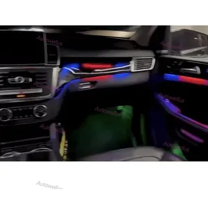 Iluminación Ambiental para Automóvil <span class=keywords><strong>de</strong></span> Calidad OEM con 22 LED para Mercedes Benz W166 GLE GLS, Luz Decorativa para el Tablero y las Puertas con Control por Aplicación - Product Image 4