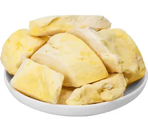 Yellow loose delicious snacks Frozen dried durian fruit meat