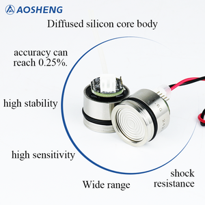 AOSHENG 고정밀 0.5% FS 금속 수중 레벨 트랜스미터 IP68 보호 4-20mA 출력 물탱크 액체 레벨 - Product Image 5