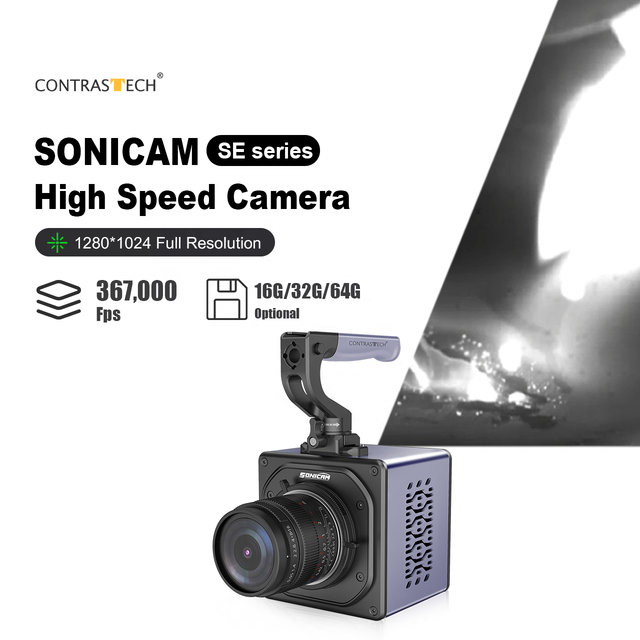 Affordable Price 10000 Fps High Resolution 1080P High Speed Camera 5000 Fps 10 GigE for Vibration Analysis Contrastech