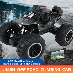 Coche Teledirigido Todoterreno de Aleación Metálica 2.4G con Cámara <span class=keywords><strong>WIFI</strong></span> y Pantalla LCD Controlada por Aplicación - Product Image 2