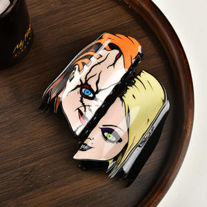 Accesorios para el cabello DOWELL para mujer, serie creativa de terror, pinzas acrílicas para el cabello, pinzas decorativas para la cara de tiburón cangrejo, acetato diario - Product Image 5