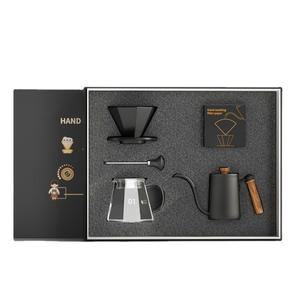 ISStapromo Cadeaux Barista Outil Verser Sur <span class=keywords><strong>Cafetière</strong></span> Ensemble <span class=keywords><strong>Cafetière</strong></span> Dripper Kit Café Thé Ensembles pour Cadeau - Product Image 1