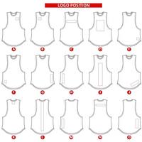 Débardeur de musculation respirant en tricot avec broderie personnalisée style streetwear, épaules larges, logo de gym, pour homme