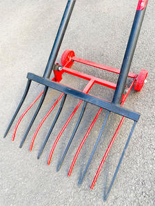 Désherbeur à griffes de jardin plat 350mm 5 dents longues en acier au manganèse trempé pour divers sols - Product Image 4