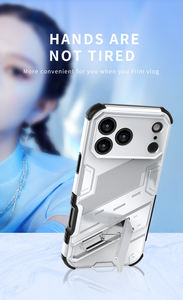 Coque de téléphone antichoc luxueuse en TPU de couleur pure adaptée à l'iPhone 17 16 15 14 13 12 7 6 <span class=keywords><strong>Pro</strong></span> Max Plus - Product Image 2