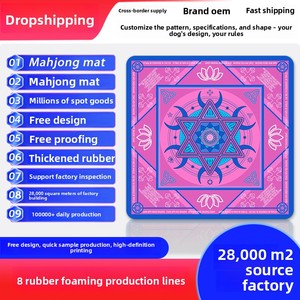 แผ่นรองเมลามีนสำหรับเล่นไพ่นกกระจอก ลดเสียงรบกวน กันลื่น ขนาดสั่งทำได้ ป้องกันฝุ่น สำหรับเกมหมากรุก การ์ดเกม กวนตัน ลดราคาพิเศษ - Product Image 2