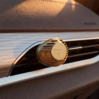 Diffuseur de parfum de luxe pour voiture, usinage CNC personnalisé, alliage d'aluminium et acier inoxydable anodisé, métal tourné sur mesure de luxe