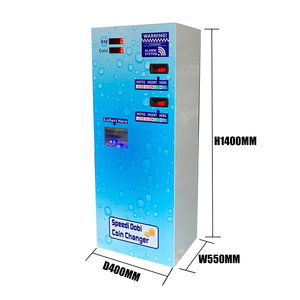 Machine d'échange de pièces de poussoir de pièce de monnaie de jetons de changement de facture de porte arrière de clic élevé pour le jeu d'arcade de ville de magasin de blanchisserie de lavage de voiture - Product Image 1