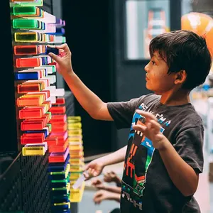 Креативная детская интеллектуальная трубка Хрустальная стеклянная колонна
