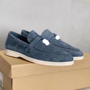 <span class=keywords><strong>Scarpe</strong></span> Casual da <span class=keywords><strong>Uomo</strong></span> in Vera Pelle di Vacchetta, Nuova Moda, Mocassini in Pelle Scamosciata Senza Lacci - Product Image 6