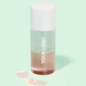 Démaquillant <span class=keywords><strong>doux</strong></span> double couche avec logo personnalisé Eau démaquillante mélangée à base d'huile minérale <span class=keywords><strong>Nettoyant</strong></span> pour le visage <span class=keywords><strong>doux</strong></span> pour la <span class=keywords><strong>peau</strong></span> - Product Image 1