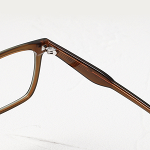 Men's Rectangle Full Rim <b>Eyeglasses</b> Solid Color Anti-Uv Resin Lens Vision Correction <b>Frames</b> for Adults - Product Image 2