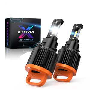 X-7SEVEN Facile à installer H15 LED 140W 14000LM 12V Système d'éclairage automobile 6000K avec <span class=keywords><strong>ampoule</strong></span> <span class=keywords><strong>de</strong></span> phare DRL pour voitures européennes - Product Image 1