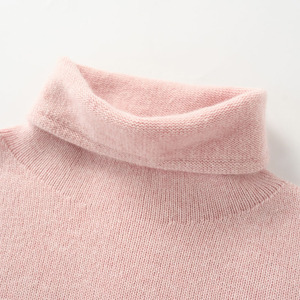 Chandails en laine 100% personnalisés pour femmes pull tricoté à <span class=keywords><strong>col</strong></span> <span class=keywords><strong>roulé</strong></span> tricots polyvalents de couleur unie pour l'hiver chaud - Product Image 6