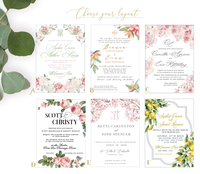 Goldfolie Acryl Hochzeits einladungen Suite Luxus Elegante Plexiglas Einladung karten TriFold Pocket Envelope & Wax Seal
