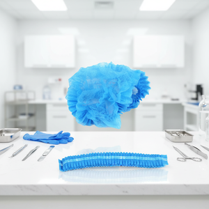 <span class=keywords><strong>Cuffia</strong></span> Monouso per Medici e Infermieri, Rete per Capelli <span class=keywords><strong>Chirurgica</strong></span>, Cappello Bouffant per Ospedale - Product Image 1