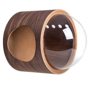 Cama de Gato personalizada, hamaca suave con uno o dos semicírculo transparente, más nueva - Product Image 2